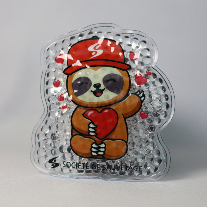 Compresse chaud froid réutilisable enfant Pat Laparesse avec design animal et cœur