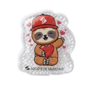 Compresse chaud froid réutilisable enfant Pat Laparesse avec design animal et cœur