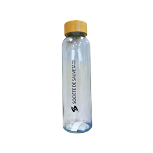 BOUTEILLE D'EAU EN VERRE - SOCIÉTÉ DE SAUVETAGE